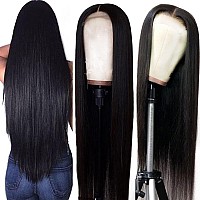 Hermosa 9A Lace Front Wigs For Black Women Human Hair 13X4 180 Density Straight Lace Front Wigs Human Hair With Baby Hair Pre Pl