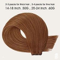 Full Shine Hand Tied Weft Hair Extensions Human Hair Copper Genius Weft Hair Extensions Sew In Human Hair Extensions For Women S