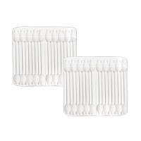 2 Packs Safety Cotton Swabs with Large Tip, Baby Cotton Buds 160pcs