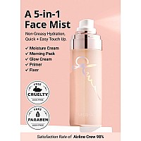 Missha Glow Skin Balm To Go Mist 4In1 Hydrating Refreshing Makeupenhancing Portable Dewy Glow Spray