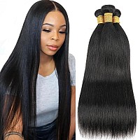 Misoun Hair Brazilian Virgin Hair Straight Human Hair 3 Bundles Weaves 100 Unprocessed Hair Extensions Straight Human Hair Bund