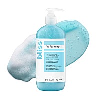 Bliss Pro Fab Foaming 2In1 Cleanser And Exfoliator With Bamboo Buffers 172 Fl Oz Oilfree Gel Face Wash Makeup Remover