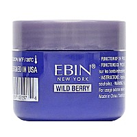 Ebin New York 24 Hour Argan Oil Edge Tamer Refresh 05Oz 15Ml Wild Berry Extreme Firm Hold Smooths Tames Frizz No Fla