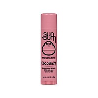 Sun Bum Wild Strawberry Cocobalm Hydrating Lip Balm With Aloe Paraben Free Silicone Free 015Oz Stick