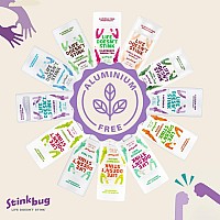 Stinkbug Naturals Organic Aluminum Free Deodorant Stick With Lavender Coconut Oil And Essential Oils Paraben Free Sensitive S