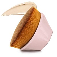 Daubigny Foundation Makeup Brush Flat Top Kabuki Hexagon Face Blush Liquid Powder Foundation Brush For Blending Liquid Cream Or