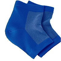 Natracure Vented Moisturizing Gel Heel Sleeves Color Royal Blue 3 Pairs 608Mrb Cat3Pk Size Regular