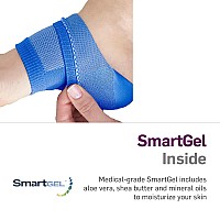 Natracure Vented Moisturizing Gel Heel Sleeves Color Royal Blue 3 Pairs 608Mrb Cat3Pk Size Regular