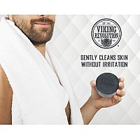 Viking Revolution Skin Cleaning Agent Activated Charcoal Soap For Men Wdead Sea Mud Body And Face Cleansercleansing Blackhea