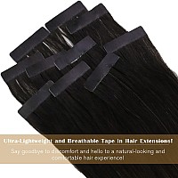 Ve Sunny Tape In Extensions Black Ombre Tape In Hair Extensions Human Hair Balayage Hair Extensions Tape Ins Natural Black Ombre