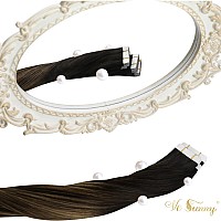 Ve Sunny Black Ombretape In Hair Extensions Human Hair Balayage Hair Extensions Tape Ins Ombre Invisible Tape In Extensions Real