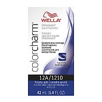 WELLA Color Charm Permanent Liquid Hair Color for Gray Coverage, 12A Frosty Ash Blonde