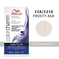 WELLA Color Charm Permanent Liquid Hair Color for Gray Coverage, 12A Frosty Ash Blonde