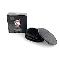 Gbs Pocket Palm Combs Brush For Men Women And Pets Grooming Brush Comb Pack Of 6 Black Made In Usa