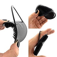 Gbs Pocket Palm Combs Brush For Men Women And Pets Grooming Brush Comb Pack Of 6 Black Made In Usa