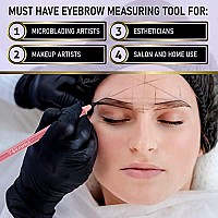 Brawna Pmu Supplies - Pre - Inked Mapping String For Eyebrow Microblading & Microshading - Premium Microblading String - Eyebrow Measuring Tool - Inked Thread