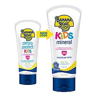 Banana Boat Kids 100 Mineral Sunscreen Lotion Spf 50 Twin Pack Kids Sunscreen Kids Sunblock Banana Boat Mineral Sunscreen