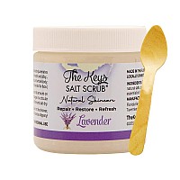 The Keys Florida Sea Salt Scrub Exfoliating Body Scrub With Wooden Spoon Foot Scrub Hand Scrub Made With Pure Florida Se