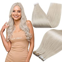 Full Shine Invisible Tape In Hair Extensions For Woman Remy Straight Hair Extensions Tape In 14 Inch Fashion Tape In Human Hair