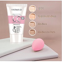 Farmasi Cc Color Control Cream Natural And Flawless Finish Enriched Formula With Multimineral Spf 25 Allday Hold All Ski