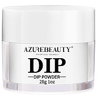 Azurebeauty Clear Dip Powder For Nails Essential Transparent Dipping Build Powder Crystal French Art Starter Manicure Beginner