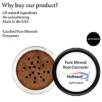 Root Concealer Touch Up Powder Allnatural Crushed Minerals Gray Hair Cover For Black Brown Auburn And Blonde 30 Oz Ligh