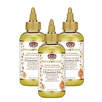 African Pride Moisture Miracle 5 Essential Oils Contains Castor Grapeseed Argan Coconut Olive Oil Seals In Moisture Ad