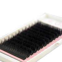 Matte Mink Ellipse Flat Eyelash Extensions 020Mm Thickness C Curl 813Mm Mixed Trays Super Soft For Professional Salon Use C