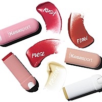 Kosas Lipfuel Hyaluronic Active Sport Lip Balm - Hydrates, Energizes and Protects - Natural Lip Treatment and Care (Pulse)