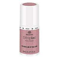 alessandro Striplac Peel or Soak Nail Polish - Long Lasting Wear - Quick Drying Time - Offers a Variety of Colors - Delivers Professional Results - Vegan - Cruelty Free - Rose Me If You Can - 0.27 oz