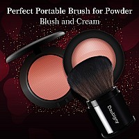 Retractable Kabuki Makeup Brushdaubigny Powder Brushes Foundation Travel Foundation Brush For Blush Bronzer Powder