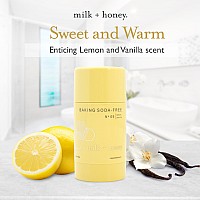 Milk Honey Baking Soda Free Deodorant No 05 Aluminum Free Deodorant For Women And Men Natural Deodorant With Lemon And Vani