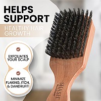 Shash Since 1869 Handmade In Germany The Goto 100 Boar Bristle Hair Brush For Thin To Normal Hair Naturally Conditions I