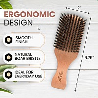 Shash Since 1869 Handmade In Germany The Goto 100 Boar Bristle Hair Brush For Thin To Normal Hair Naturally Conditions I