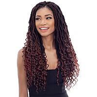 Multi Pack Deals Freetress Synthetic Hair Crochet Braids Hippie Loc 20 3Pack 1B