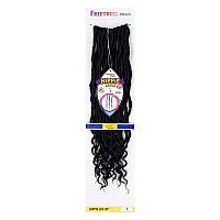 Multi Pack Deals Freetress Synthetic Hair Crochet Braids Hippie Loc 20 3Pack 1B