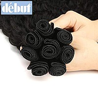 Dbut Synthetic Hair 8 Bundles With Simple Closure Water Wave High Temperature Fiber Hair Weave 9Pcslot 20 Inch 240G Ombre Br