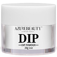 Azurebeauty Dip Powder Bright White Color Basic Nail Dipping Powder French Nail Art Starter Manicure Salon Diy At Home Odorfr