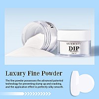 Azurebeauty Dip Powder Bright White Color Basic Nail Dipping Powder French Nail Art Starter Manicure Salon Diy At Home Odorfr