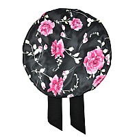 Satin Bonnets For Braids Long Hair Cover Women Silk Hair Bonnet Sleeping Night Caps Xl Large Girls Satin Sleep Cap With Tie Pin