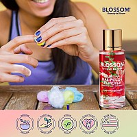 Blossom All Natural Scented Organic Plantbased Vegan Cruelty Free Acetone Free Nail Polish Remover Infused With Real Flow