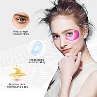 Permotary 30 Pairs Gel Collagen Eye Padscrystal Collagen Under Eye Mask For Moisturizingreducing Fine Linesdark Circles Puff