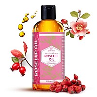 Leven Rose Rosehip Seed Oil For Face 16 Oz Pure Rosehip Oil For Face Unrefined Cold Pressed Rosehip Oil For Body Nighttime