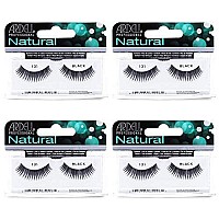 Ardell Natural Lashes False Eyelashes 131 Black 4 Pack