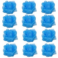 Loofah Lord 12 Blue Bath Or Shower Sponge Loofahs Pouf Mesh Wholesale Bulk Lot