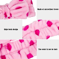 3 Pcs Towel Headbands For Women Headband For Washing Face Facial Hair Band Skincare Microfiber Bowtie Headband Makeup Terry Clot