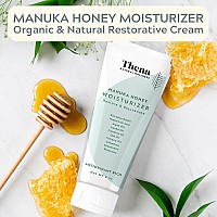 Manuka Honey Cream Moisturizer With Hyaluronic Acid Soothes Hydrates Repairs Dry Skin Hands Face Body Lotion For Women Men All