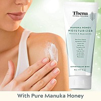 Manuka Honey Cream Moisturizer With Hyaluronic Acid Soothes Hydrates Repairs Dry Skin Hands Face Body Lotion For Women Men All