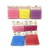 24 Piece Self Grip Mini Small Hair Vented Rollers Pro Salon Hairdressing Curlers