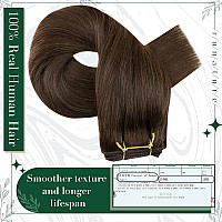 Runature Real Human Hair Clip In Hair Extensions Chocolate Brown Clip In Extensions Real Human Hair Off Black Human Hairpiece Do